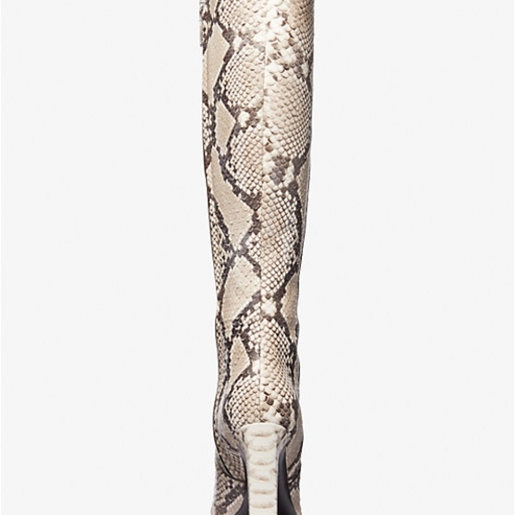 Carly Python Embossed Leather Boot - Picture 11 of 12